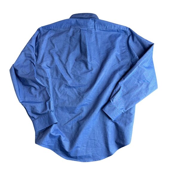 Lands End Button Down Dress Shirt Mens XL Oxford‎ Pocket Oeko Tek Work Career - Picture 6 of 7